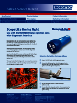 Sales & Service Bulletin: Use with Flange Ignition Coils