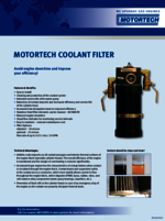 Sales Flyer Coolant Filter